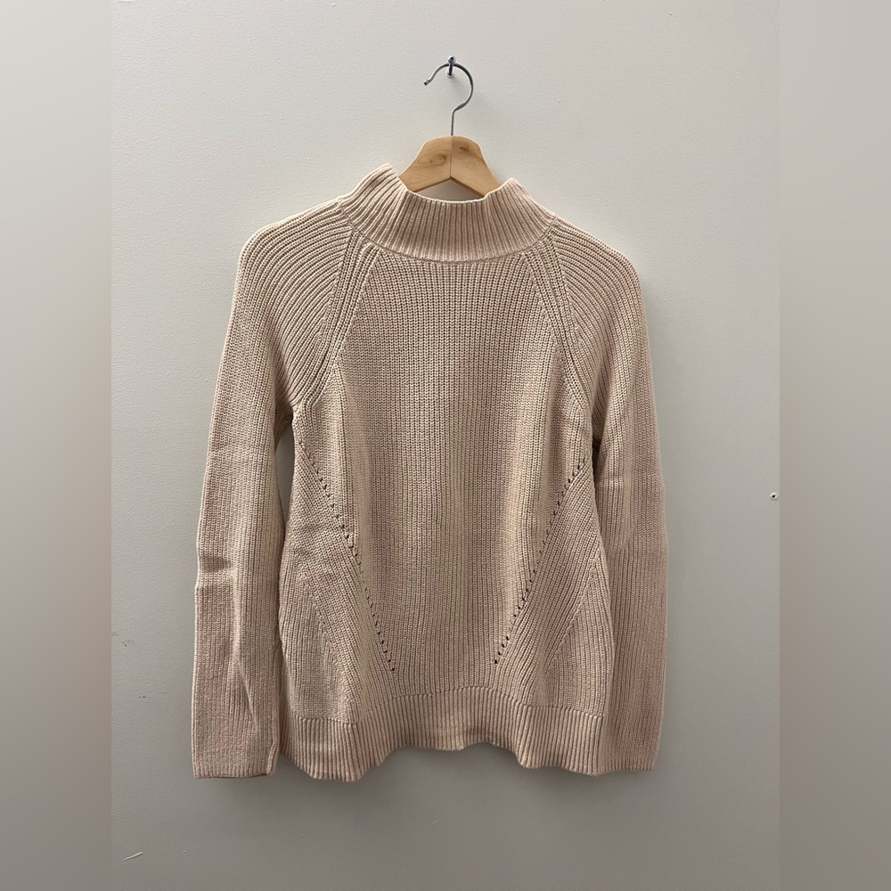 GAP Cream Mock Neck